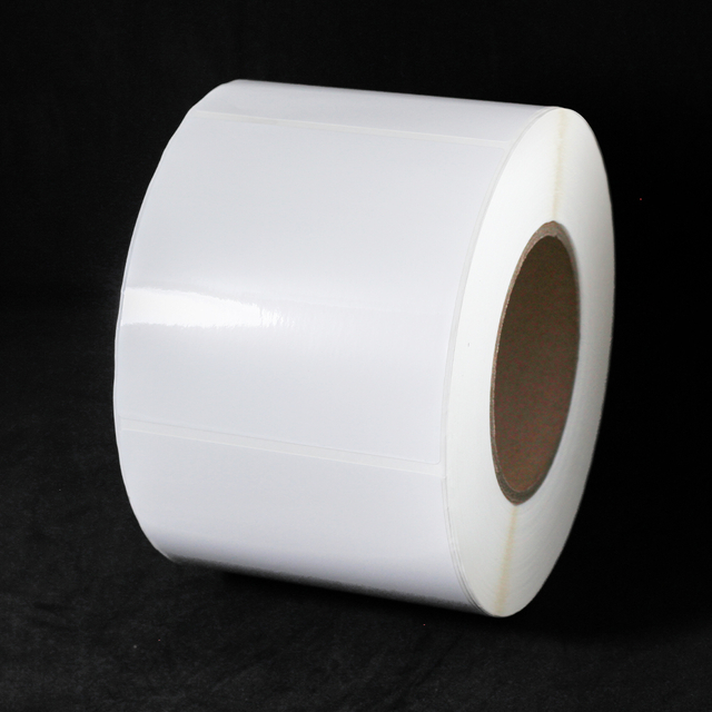 Water Resistant PP Pearl White Label BOPP Glossy White 60mic